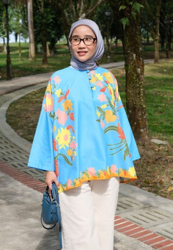 JOYCE BLOUSE BATIK 2.0 IN COOL SKY
