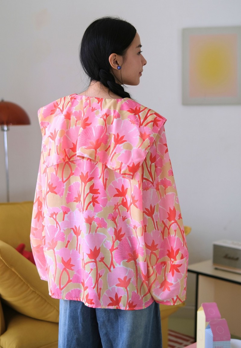 NISSY BLOUSE IN PINK CARNATION