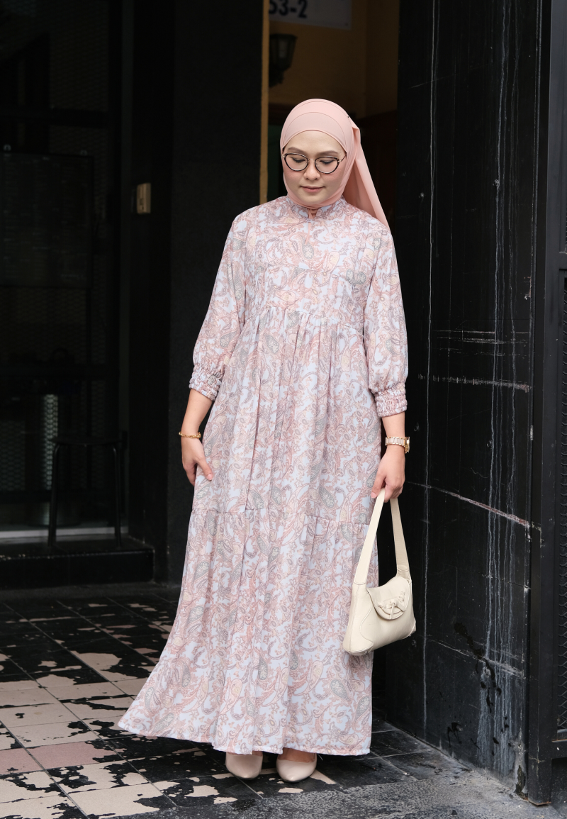 DOVE LONG DRESS IN CLAY