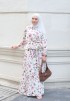RYNN SET SKIRT IN WHITE GARDEN