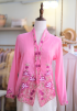 HANA KEBAYA BUTTON  TOP IN ROSE VIOLET