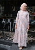 DOVE LONG DRESS IN CLAY