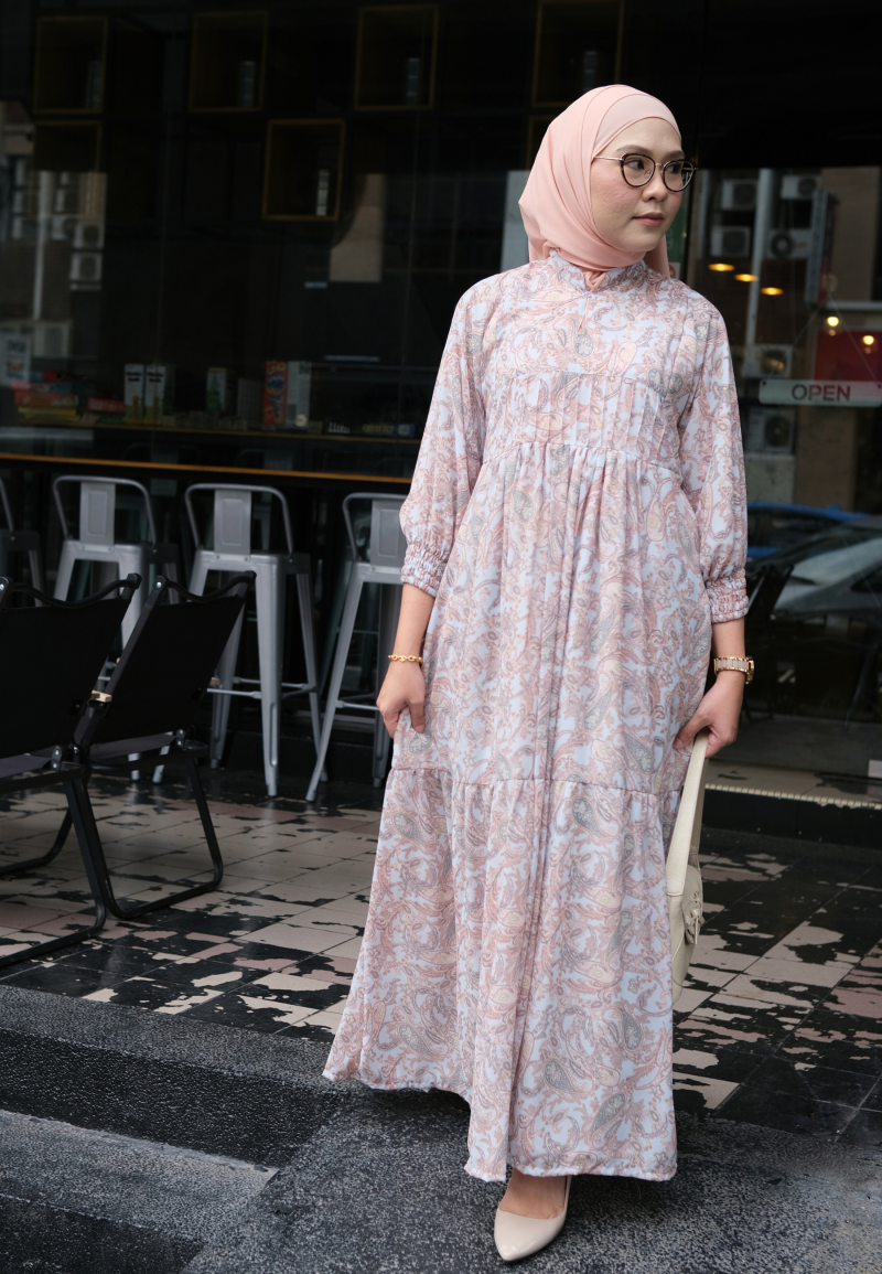 DOVE LONG DRESS IN CLAY