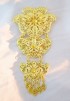 GOLD BROOCH IN FLOWER