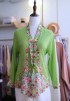 NINA KEBAYA 6.0 BUTTON TOP IN GRASS