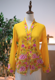 LEIA KEBAYA TOP 9.0 IN LEMON