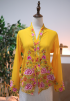 LEIA KEBAYA TOP 9.0 IN LEMON