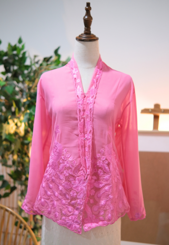 NINA KEBAYA BUTTON TOP 9.0 IN ROSE