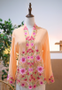 LEIA KEBAYA TOP 9.0 IN SALMON