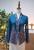 LEIA KEBAYA TOP 9.0 IN  CORN FLOWER