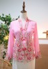 LEIA KEBAYA TOP 9.0 IN   PETAL PINK