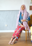 TIARA SELENDANG SULAM IN DUSTY PURPLE