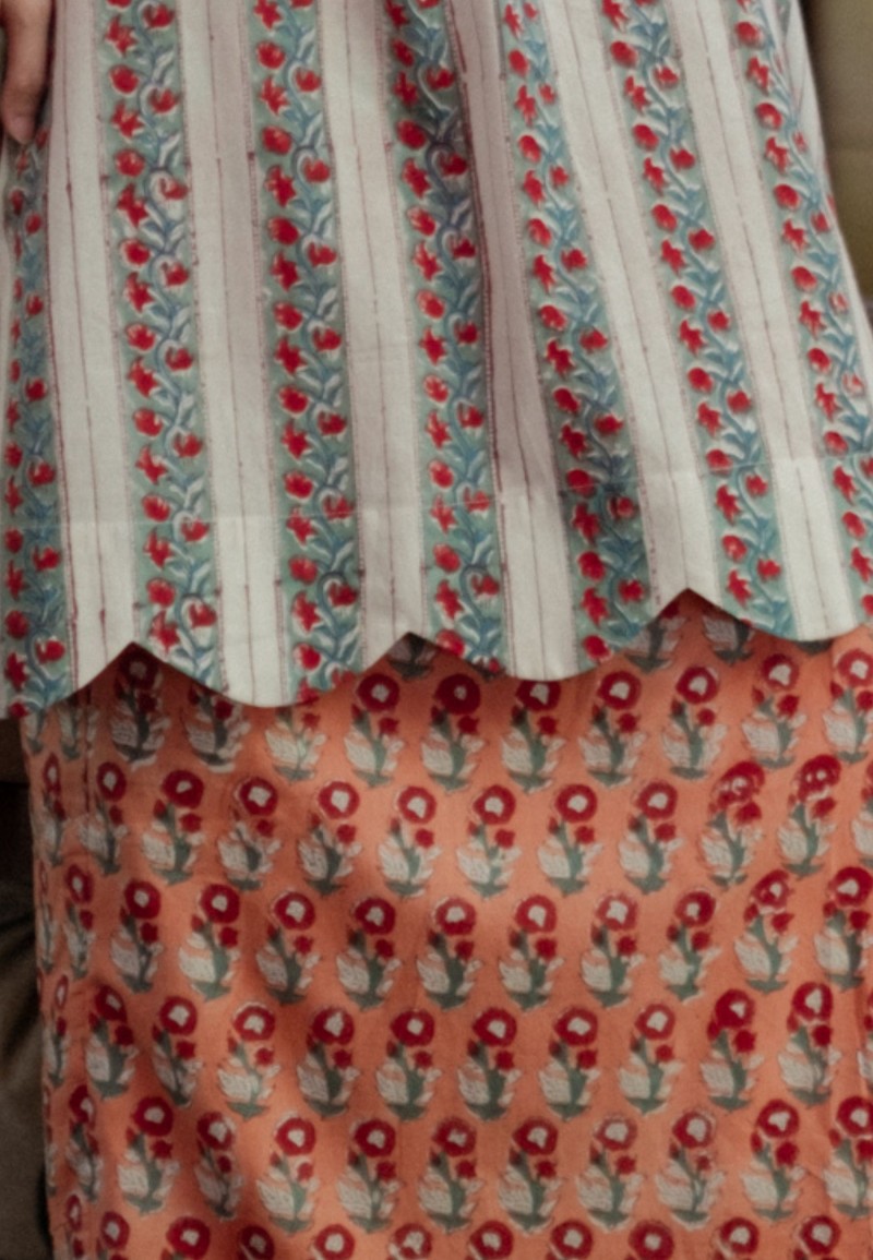 SORAYA PAHANG KIDS IN RED SALMON (PRE-ORDER)