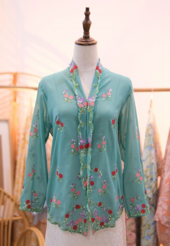 LEIA KEBAYA TOP 10.0 IN FLOWER BIRD