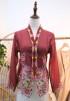 LEIA KEBAYA TOP 11.0 IN PRUNE