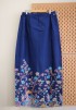 LIRA BATIK SKIRT IN OXFORD BLUE