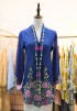 NORA LONG KEBAYA TOP 2.0 IN DAYLILY