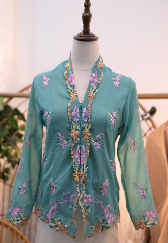 HANA KEBAYA IN SOFT TURQOUISE