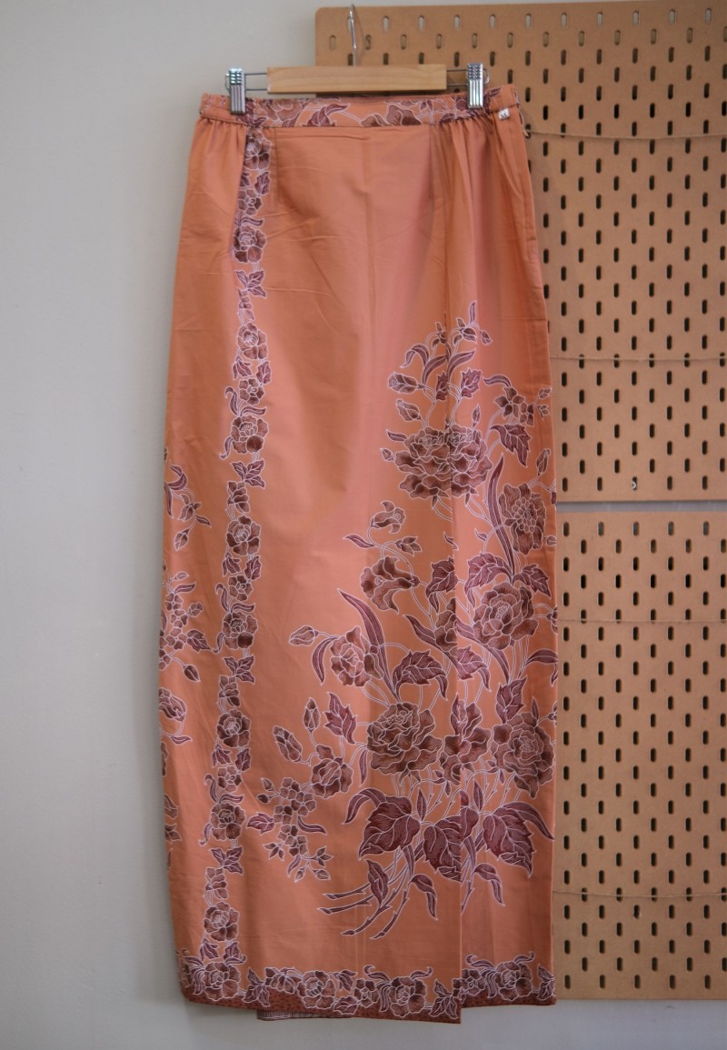 LIRA BATIK SKIRT IN SIENNA