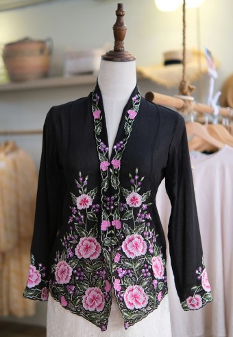 LEIA KEBAYA TOP 8.0 BRIGHT LAVENDER