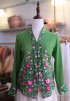 NINA KEBAYA 6.0 BUTTON TOP IN VICTORIAN GARDEN