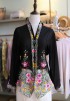 LEIA KEBAYA TOP 8.0 VELVET NIGHT