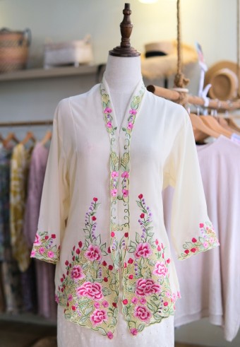 LEIA KEBAYA TOP 8.0 PINK VANILLA