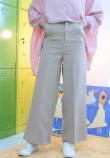 STRIPE PANTS IN NUDE