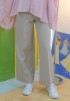 STRIPE PANTS IN NUDE