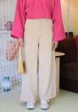 WIDE LEG PANTS IN CREAM