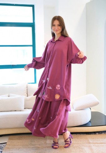 MELYSA SET IN MAGENTA