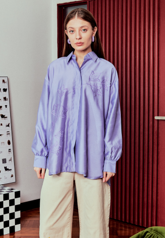 MERRYBELL BLOUSE IN WISTERIA