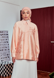 MERRYBELL BLOUSE IN CORAL PINK